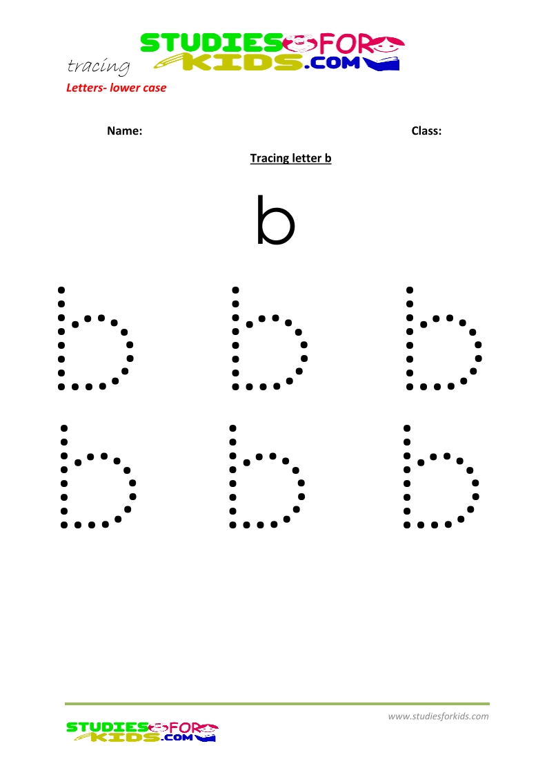 Tracing letters worksheets free Letter b .pdf